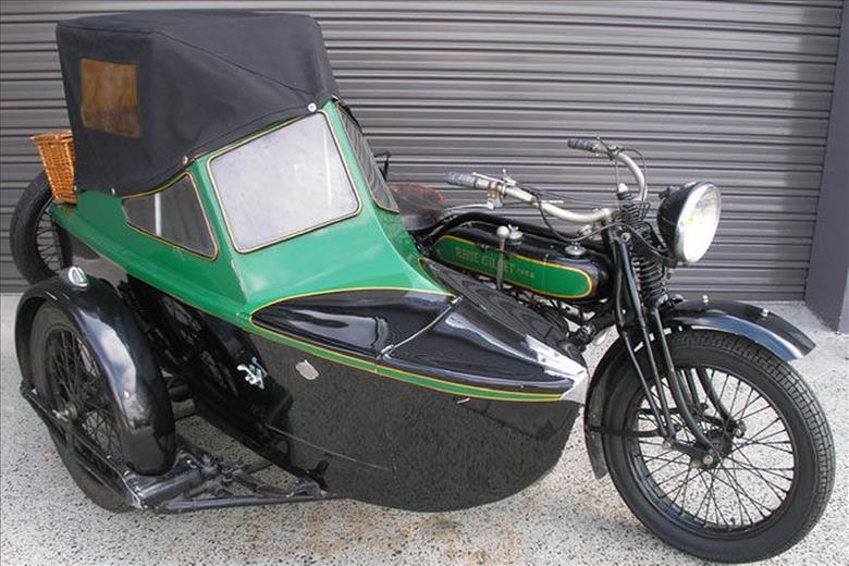 Rene Gillet G Motorcycle with Sidecar